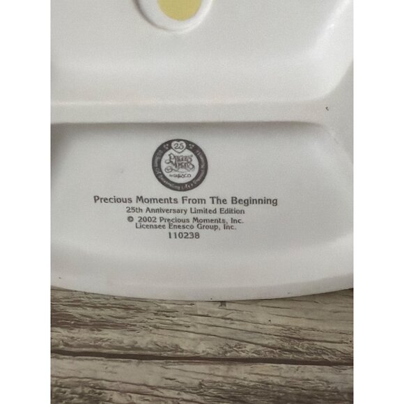 Precious Moments From the Beginning 25th Anniversary Ltd Ed Figurine 2002 No Box - Picture 8 of 16